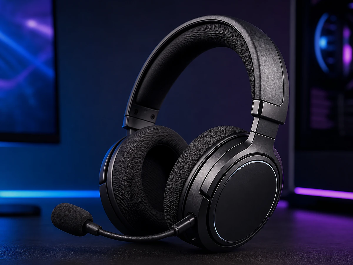Gaming-Headsets realistisches Produktbild
