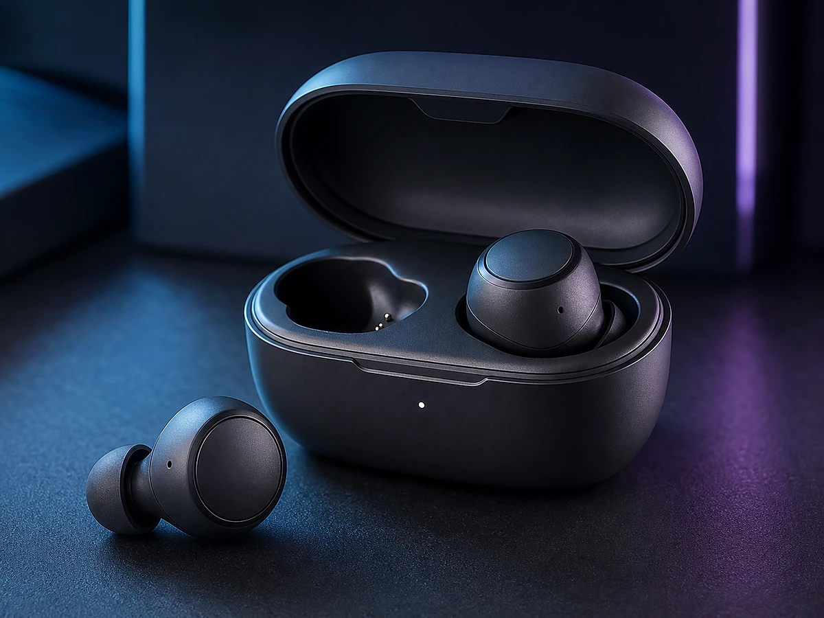 In-Ear-Kopfhörer realistisches Produktbild