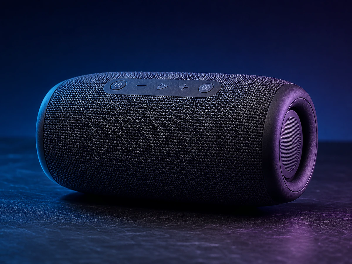 Bluetooth-Lautsprecher realistisches Produktbild