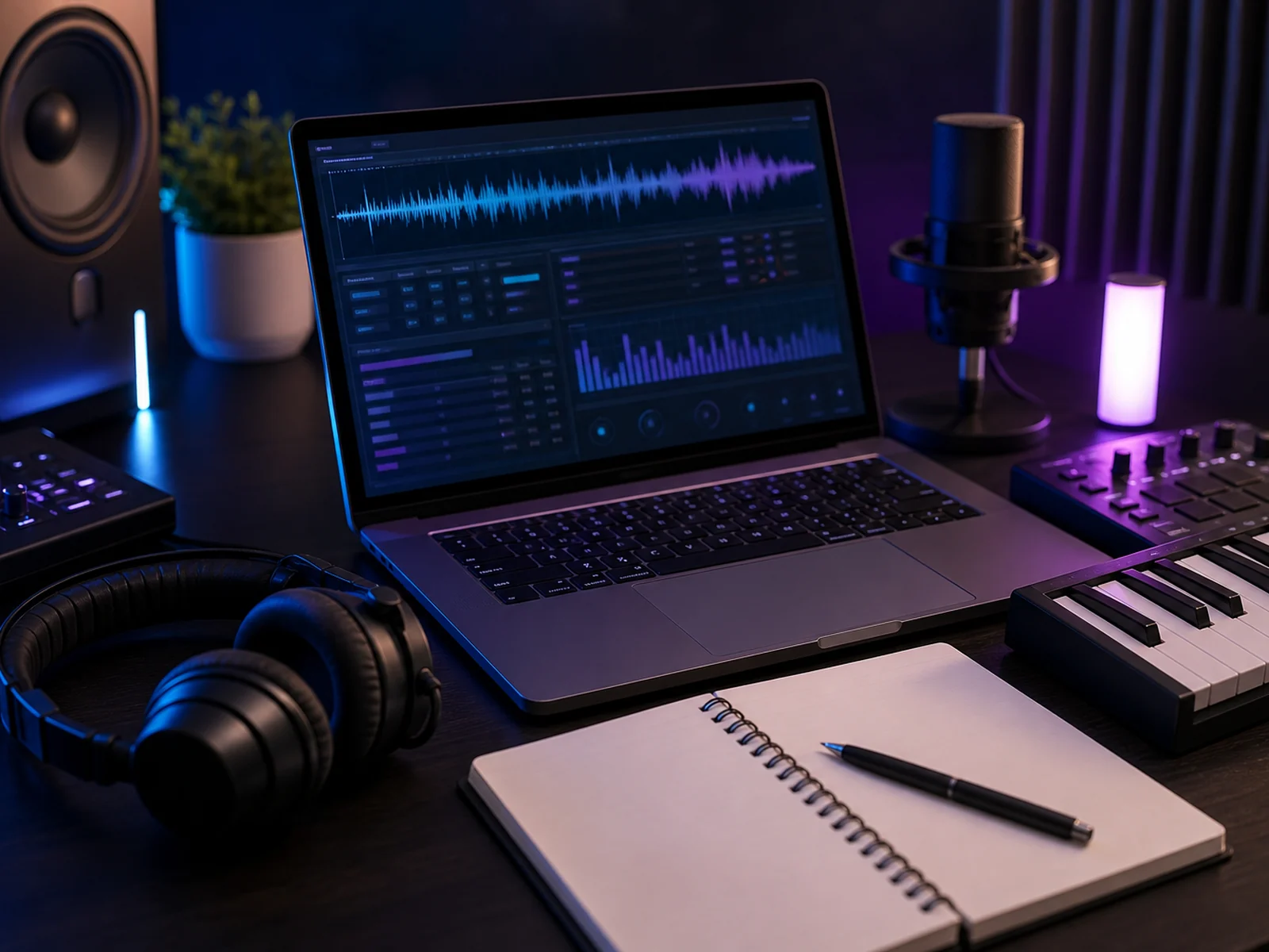 KI Music Business Creator-Visualisierung