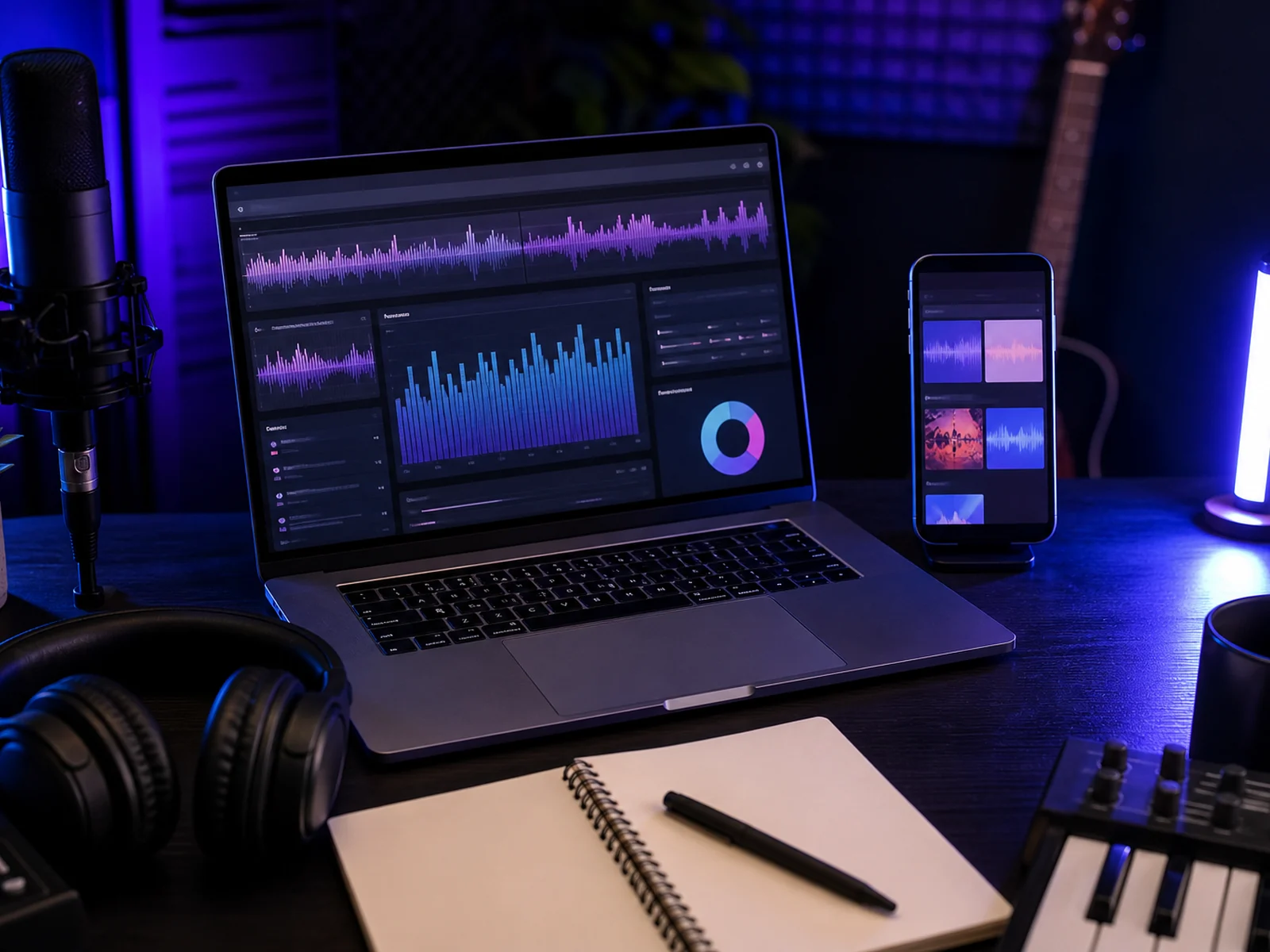 KI Musik Marketer Creator-Visualisierung